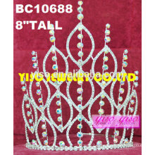 Хрустальный горный хрусталь шикарный элегантный rhinestone wedding tiara